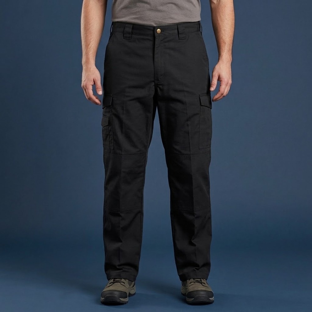 Tru-Spec Tactical Cargo Pants Mens 44x34 Black Utility Work Pants